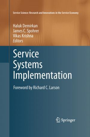 Cover of the book Service Systems Implementation by Stamatios N.-A. Souentie, Constantinos G. Vayenas