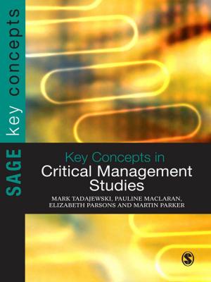Cover of the book Key Concepts in Critical Management Studies by Peter Redman, Wendy Maples