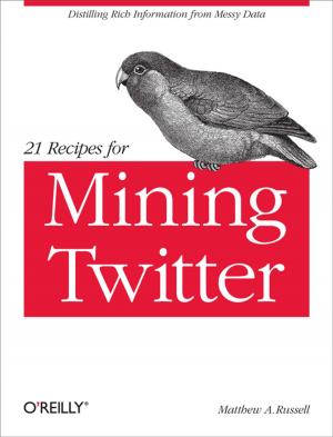 Cover of the book 21 Recipes for Mining Twitter by David Flanagan