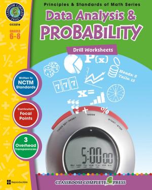 Cover of the book Data Analysis & Probability - Drill Sheets Gr. 6-8 by Nat Reed