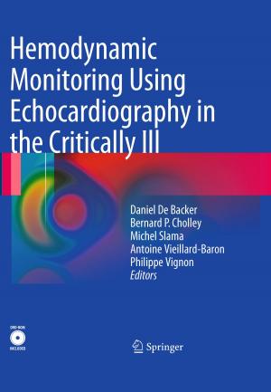 Cover of the book Hemodynamic Monitoring Using Echocardiography in the Critically Ill by Harald Gündel, Jürgen Glaser, Peter Angerer