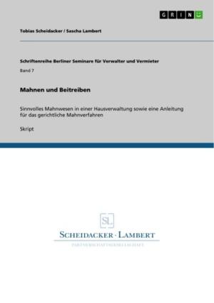 Cover of the book Mahnen und Beitreiben by Christian Hoffmann
