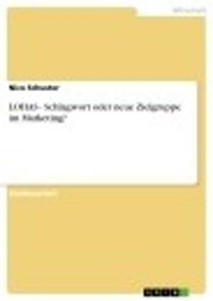 Cover of the book LOHAS - Schlagwort oder neue Zielgruppe im Marketing? by Monika Barbier