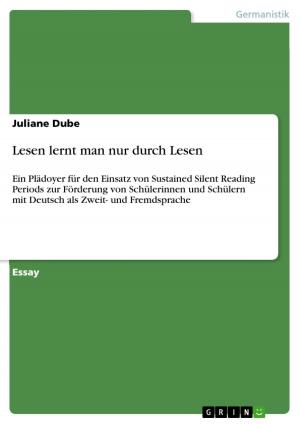 Cover of the book Lesen lernt man nur durch Lesen by Christian Hansen