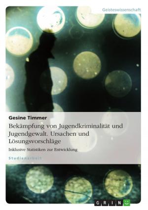 Book cover of Bekämpfung von Jugendkriminalität und Jugendgewalt. Ursachen und Lösungsvorschläge