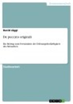 Cover of the book De peccato originali by Sandra Kemerle