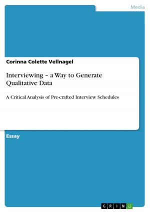 Cover of the book Interviewing - a Way to Generate Qualitative Data by Wolfgang Schneid