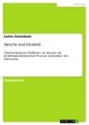 Cover of the book Sprache und Identität by Peter Fehst
