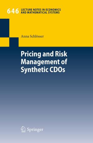Cover of the book Pricing and Risk Management of Synthetic CDOs by Leijia Wu, Kumbesan Sandrasegaran