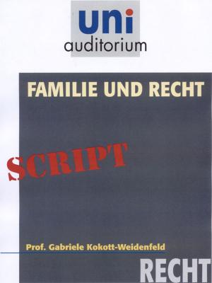 Cover of the book Familie und Recht by Niklas Holzberg