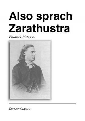 Cover of the book Also sprach Zarathustra by Matthias Sprißler