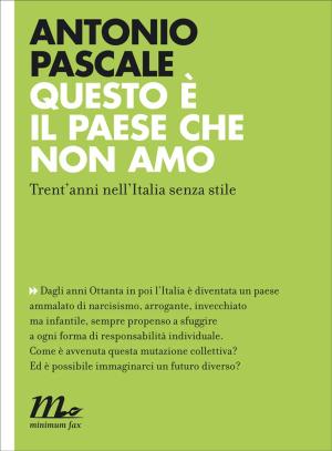 Cover of the book Questo è il paese che non amo. Trent'anni nell'Italia senza stile by Charles D'Ambrosio