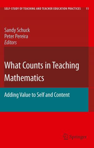 Cover of the book What Counts in Teaching Mathematics by 