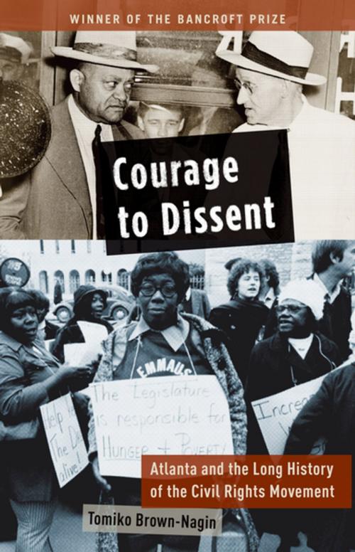 Cover of the book Courage to Dissent by Tomiko Brown-Nagin, Oxford University Press