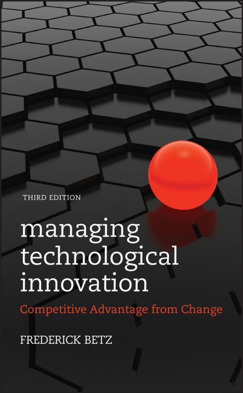 Cover of the book Managing Technological Innovation by Frederick Betz, Wiley