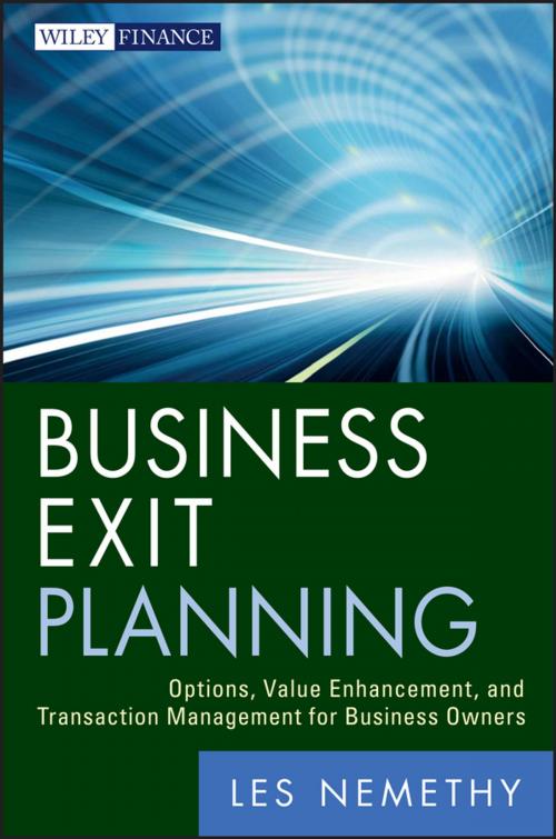 Cover of the book Business Exit Planning by Les Nemethy, Wiley