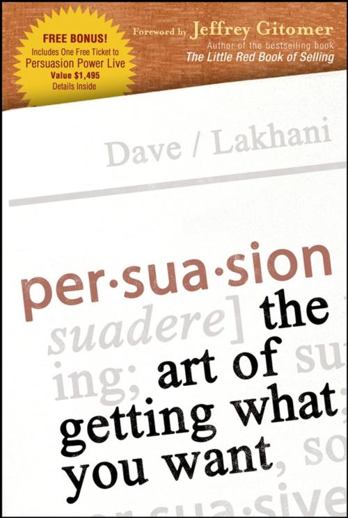 Cover of the book Persuasion by Dave Lakhani, Wiley