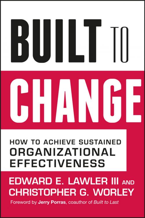 Cover of the book Built to Change by Edward E. Lawler III, Christopher G. Worley, Wiley