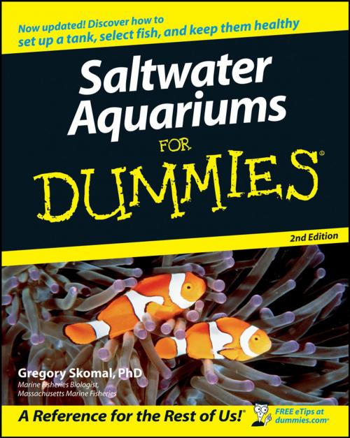 Cover of the book Saltwater Aquariums For Dummies by Gregory Skomal, Wiley