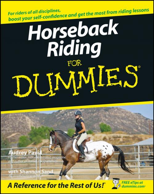 Cover of the book Horseback Riding For Dummies by Audrey Pavia, Wiley