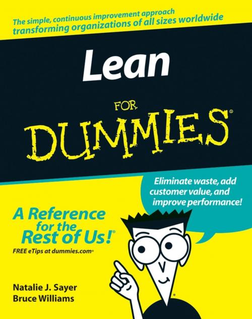 Cover of the book Lean For Dummies by Natalie J. Sayer, Bruce Williams, Wiley