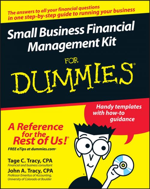 Cover of the book Small Business Financial Management Kit For Dummies by John A. Tracy, Tage C. Tracy, Wiley