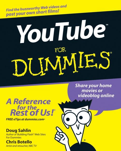 Cover of the book YouTube For Dummies by Doug Sahlin, Chris Botello, Wiley