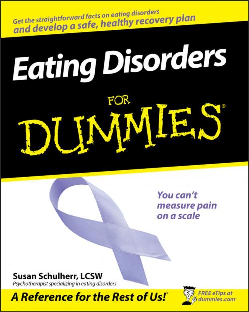 Cover of the book Eating Disorders For Dummies by Susan Schulherr, Wiley