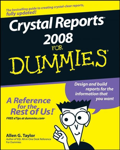 Cover of the book Crystal Reports 2008 For Dummies by Allen G. Taylor, Wiley