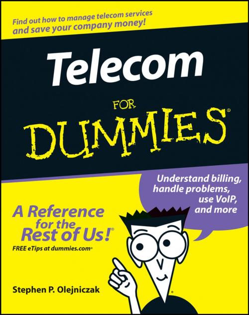 Cover of the book Telecom For Dummies by Stephen P. Olejniczak, Wiley