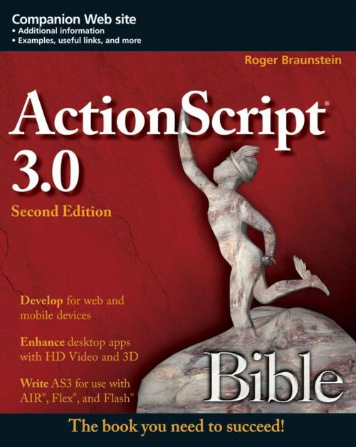 Cover of the book ActionScript 3.0 Bible by Roger Braunstein, Wiley