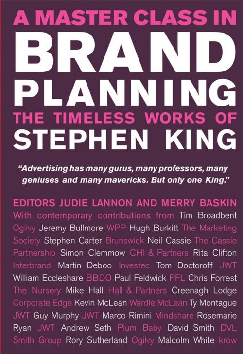 Cover of the book A Master Class in Brand Planning by , Wiley