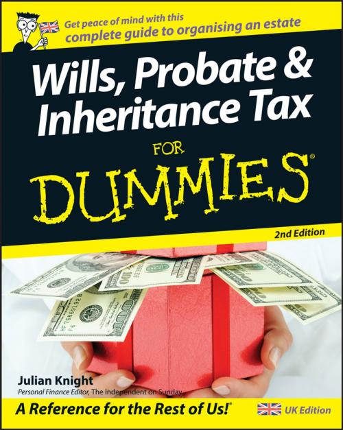 Cover of the book Wills, Probate, and Inheritance Tax For Dummies by Julian Knight, Wiley
