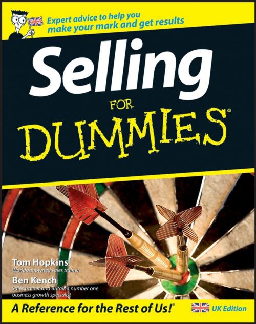Cover of the book Selling For Dummies by Ben Kench, Tom Hopkins, Wiley
