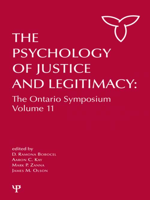 Cover of the book The Psychology of Justice and Legitimacy by , Taylor and Francis