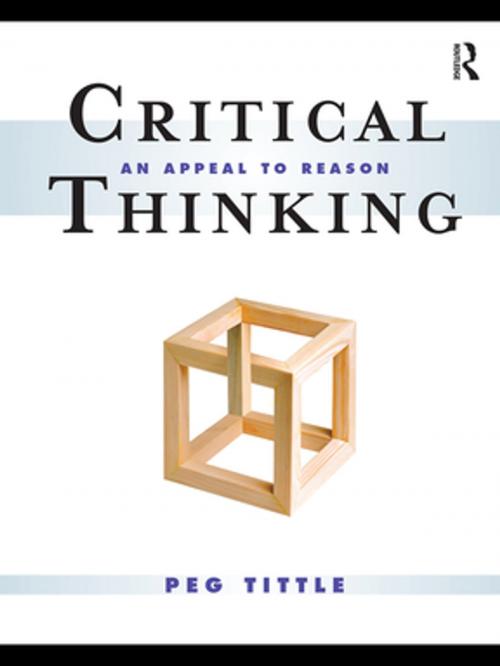 Cover of the book Critical Thinking by Peg Tittle, Taylor and Francis