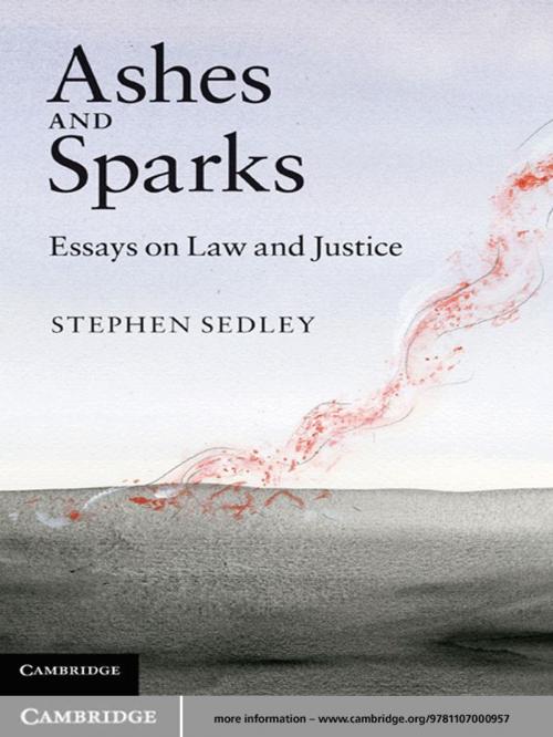 Cover of the book Ashes and Sparks by Stephen Sedley, Cambridge University Press