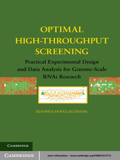 Cover of the book Optimal High-Throughput Screening by Xiaohua Douglas Zhang, Cambridge University Press