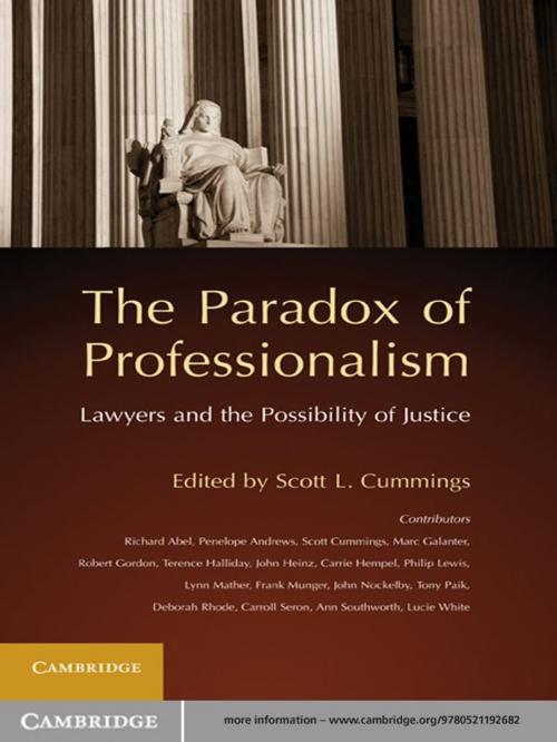 Cover of the book The Paradox of Professionalism by , Cambridge University Press