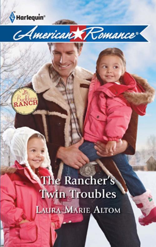Cover of the book The Rancher's Twin Troubles by Laura Marie Altom, Harlequin