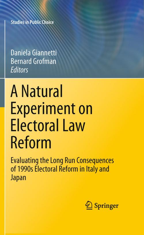 Cover of the book A Natural Experiment on Electoral Law Reform by , Springer New York
