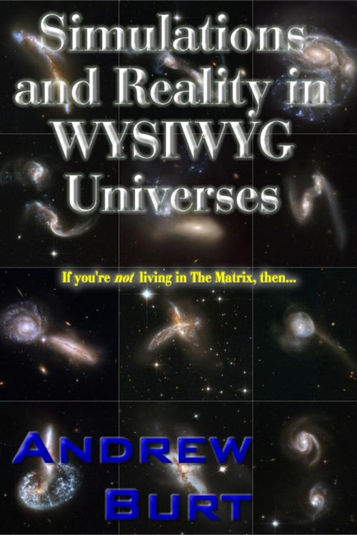 Cover of the book Simulations and Reality in WYSIWYG Universes by Andrew Burt, Andrew Burt
