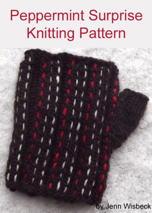 Cover of the book Peppermint Surprise Knitting Pattern by Jenn Wisbeck, Jenn Wisbeck