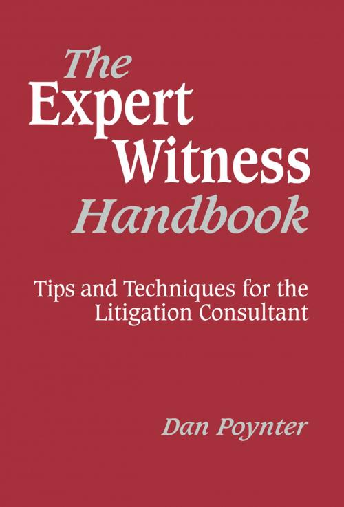 Cover of the book The Expert Witness Handbook by Dan Poynter, Dan Poynter