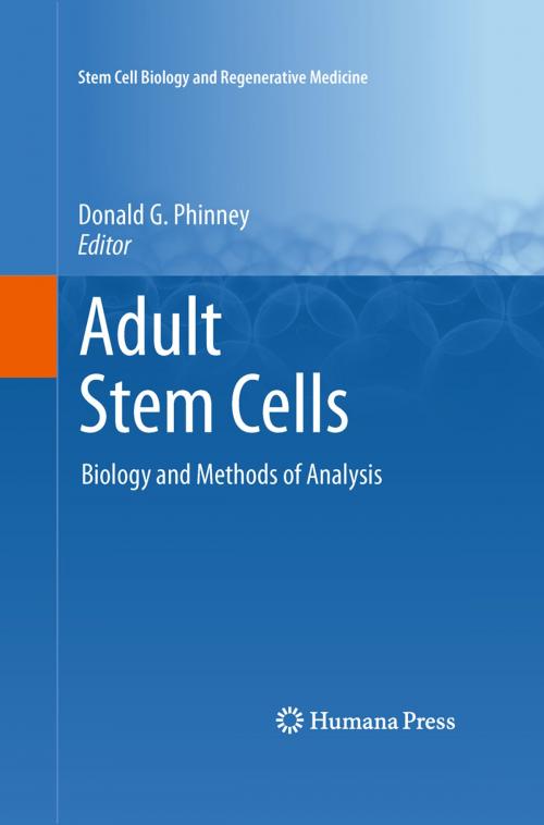 Cover of the book Adult Stem Cells by , Humana Press