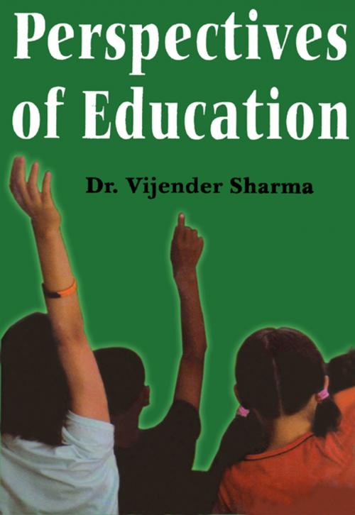 Cover of the book Perspectives of Education by Dr. Vijender Sharma, Sports Publisher