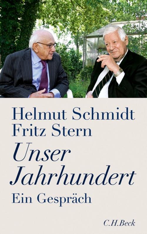 Cover of the book Unser Jahrhundert by Helmut Schmidt, Fritz Stern, C.H.Beck