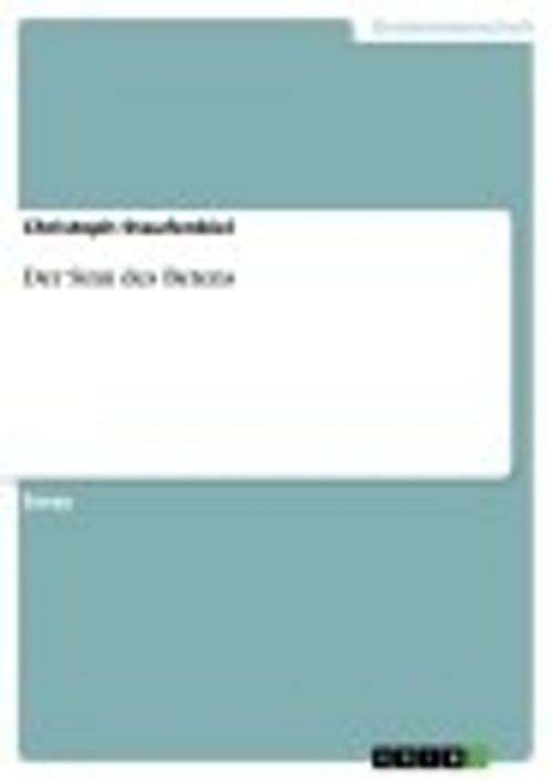 Cover of the book Der Sinn des Betens by Christoph Staufenbiel, GRIN Verlag