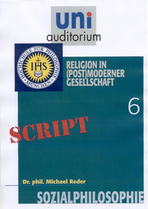 Cover of the book Sozialphilosophie, Teil 6 by Michael Reder, Komplett Media GmbH