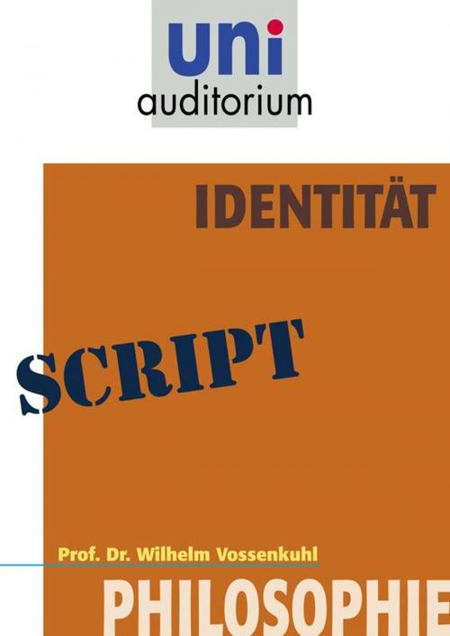Cover of the book Identität by Wilhelm Vossenkuhl, Komplett Media GmbH